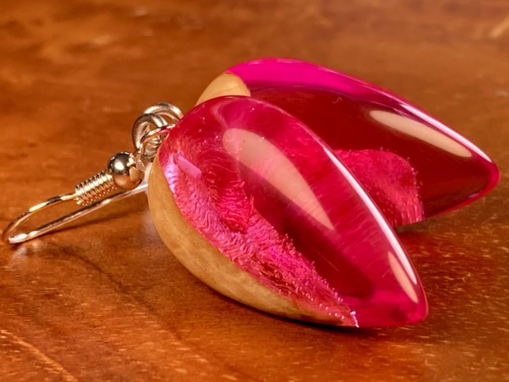 Ohrringe aus australischem Eukalyptusholz